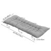 Living and Home Comfortable 8cm Thick Lounge Cushion, Thick Chair Pads, Bench Cushion, Sun Lounger Rocking Cushion, Grey, 48cm W x 170cm D x 8cm H
