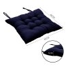 Living and Home 4Pcs Soft Thicken Tatami Seat Cushions, Seat Pads, 40cm W x 40cm D x 5cm H, Dark Blue