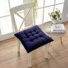 Living and Home 4Pcs Soft Thicken Tatami Seat Cushions, Seat Pads, 40cm W x 40cm D x 5cm H, Dark Blue