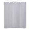 Pair of Solid Colour Grommet Top Polyester 100% Blackout Curtains with Stainless Steel Grommets, Light Grey, 117cm W x 137cm H
