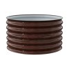 Living and Home 80cm Dia x 43cm H Round Metal Raised Garden Bed Planter Box