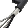 Living and Home Modern Kitchen Pull Down Faucet Kitchen Tap Mixer Tap, Black