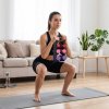 Living and Home 0.5/1/1.5KG Fitness Dumbbells Home Hand Weights Set with Storage Stand