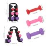 Living and Home 0.5/1/1.5KG Fitness Dumbbells Home Hand Weights Set with Storage Stand
