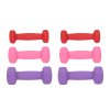 Living and Home 0.5/1/1.5KG Fitness Dumbbells Home Hand Weights Set with Storage Stand
