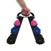 Living and Home 1/2/3 KG Fitness Dumbbells Home Hand Weights Set with Storage Stand