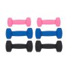 Living and Home 1/2/3 KG Fitness Dumbbells Home Hand Weights Set with Storage Stand