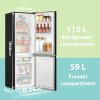 174L Freestanding Fridge Freezer with Reversible Door Hinge