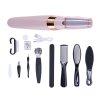 Living and Home Electric Pedicure Tools Set Callus Remover with Light