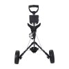 2 Wheel Folding Golf Push Pull Cart with Convenient Handle