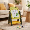 Double-Sided Magnetic Drawing Board Easel for Kids