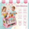 Wooden Ice Cream Counter Playset