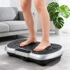 Vibration Plate Exercise Machine with Resistance Bands
