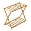 2-Tier Bamboo Storage Shelf