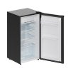 83L Single Door Fridge with Built-in Ice Box, Black