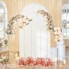 3pcs 180/200/220cm Height Metal Arch Wedding Backdrop Stand Prop Decor