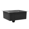 Single Bowl Stainless Steel Sink with Strainer Waste kit
