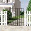 3ft Modern Metal Garden Gate Fence Gate Black with Fittings Bolt Heavy Duty