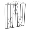 3ft Modern Metal Garden Gate Fence Gate Black with Fittings Bolt Heavy Duty