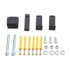 3ft Modern Metal Garden Gate Fence Gate Black with Fittings Bolt Heavy Duty