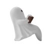 Living and Home Halloween Cute Ghost Reading Book Lamp