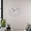 Vintage Wall Clock with Roman Numerals for Home Decor