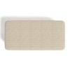 Rectangular Tofu-shaped Footrest with Solid Wooden Legs