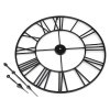 Vintage Wall Clock with Roman Numerals for Home Decor