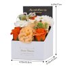 Living and Home Rose Scent Soap Flower Gift Box Tabletop Decor