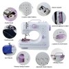 Living and Home Portable Mini Sewing Machine with 12 Stitches