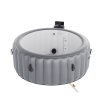 Living and Home Portable Inflatable Hot Tub with 130 Soothing Air Jets