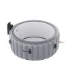 Living and Home Portable Inflatable Hot Tub with 130 Soothing Air Jets