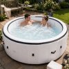 Living and Home Portable Inflatable Hot Tub with 150 Soothing Air Jets