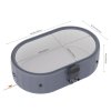Living and Home Portable Inflatable Hot Tub with 180 Soothing Air Jets