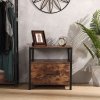 Industrial Bedroom 1 Drawer Bedside Table
