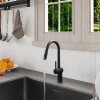 Pull-out Sprayer Retractable Kitchen Faucet with 3 Modes
