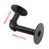 2-Pack Industrial Style Iron Pipe Shelf Brackets