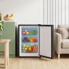 46L Freestanding Freezer, Single Door with Drawer, Black