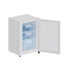 46L Freestanding Freezer, Single Door with Drawer, White