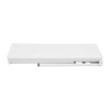 Living and Home 2-Tier Folding Office Desk Foldable Writing Table-White, 80x40cm