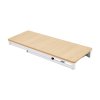 Living and Home Folding Office Desk Foldable Writing Table-Wood Color, 100x40cm