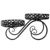 Black Iron Potted Plant Stand, Flower Stand