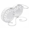 White Iron Potted Plant Stand, Flower Stand