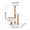Padded Cat Tower with Sisal Scratching Post