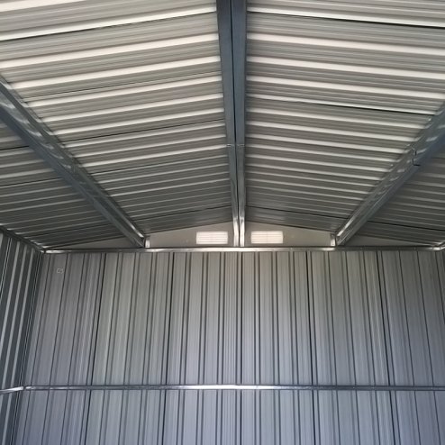 10.24 x 8.43FT Large Metal Garden Tool Storage Shed, Green