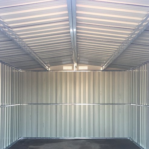 10.24 x 8.43FT Large Metal Garden Tool Storage Shed, Anthracite