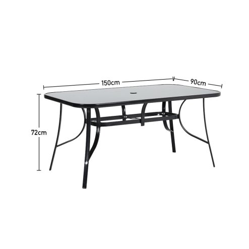 7PCS Garden Patio Dining Table&Chairs Set Outdoor Sturdy Furniture Set