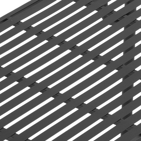Outdoor Garden Slatted Metal Table Multi Size