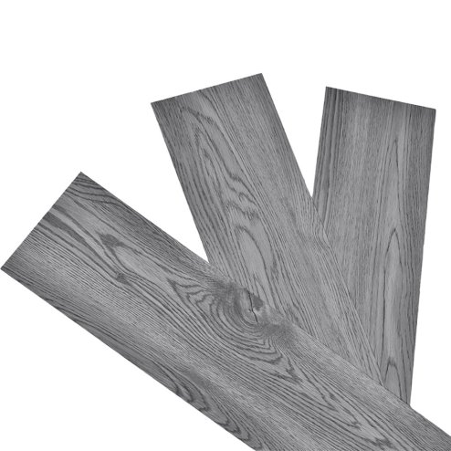 Livingandhome 36pcs Rustic Lifelike Wood Grain Self-adhesive PVC Flooring