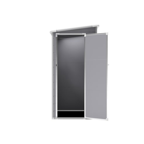 Living and Home 5 x 4FT Garden Plastic Storage Shed with Lockable Door
